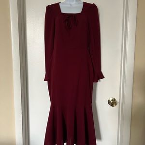 Mermaid Hem Bodycon Dress